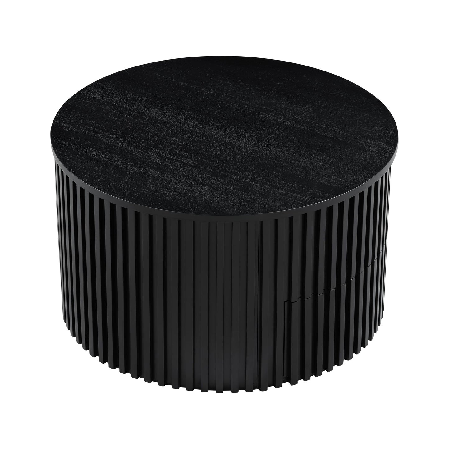 Round Lift Top Coffee Table With Hidden Storage For Living Room