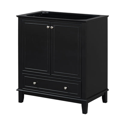 Modern Bathroom Vanity Base Only With Doors And Drawer