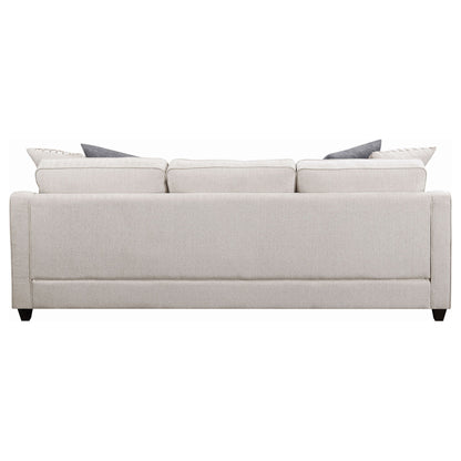 Isla - L-Shaped Sectional Sofa With Pillows - Beige