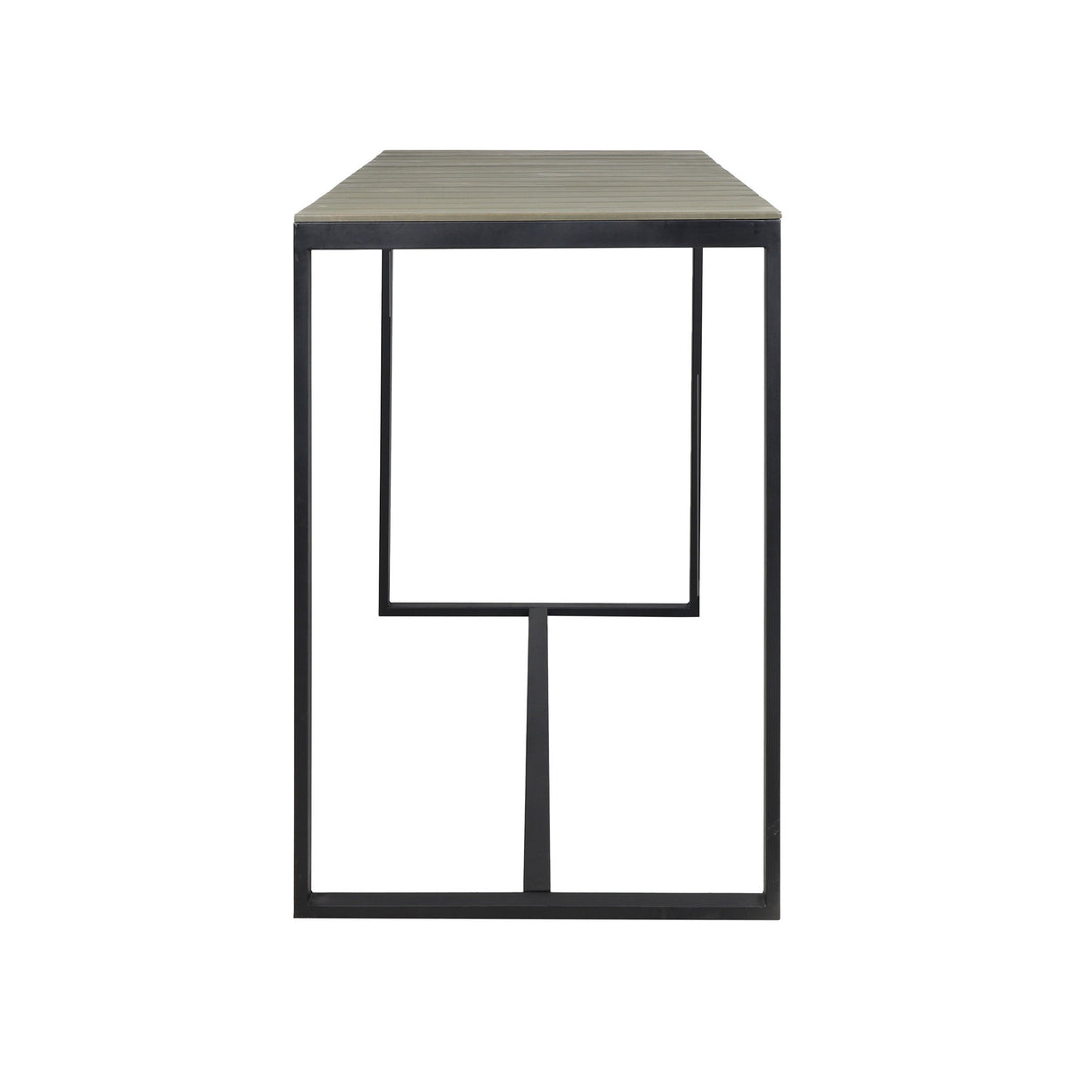 Ernesto - Outdoor Industrial Acacia Wood Bar Table