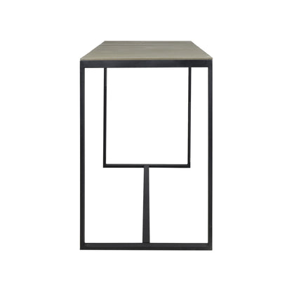 Ernesto - Outdoor Industrial Acacia Wood Bar Table