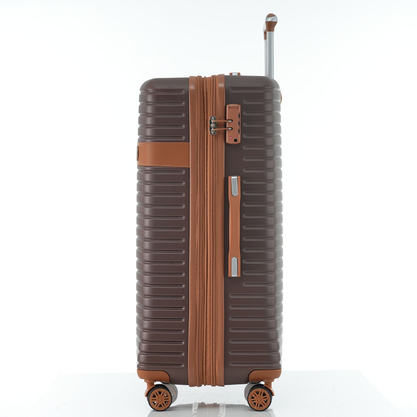 4 Piece Luggage Suitcase Set, Hard Shell Lightweight Expandable Travel Luggage With 4 Packing Cubes