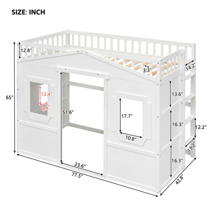 House Loft Bed With Ladder