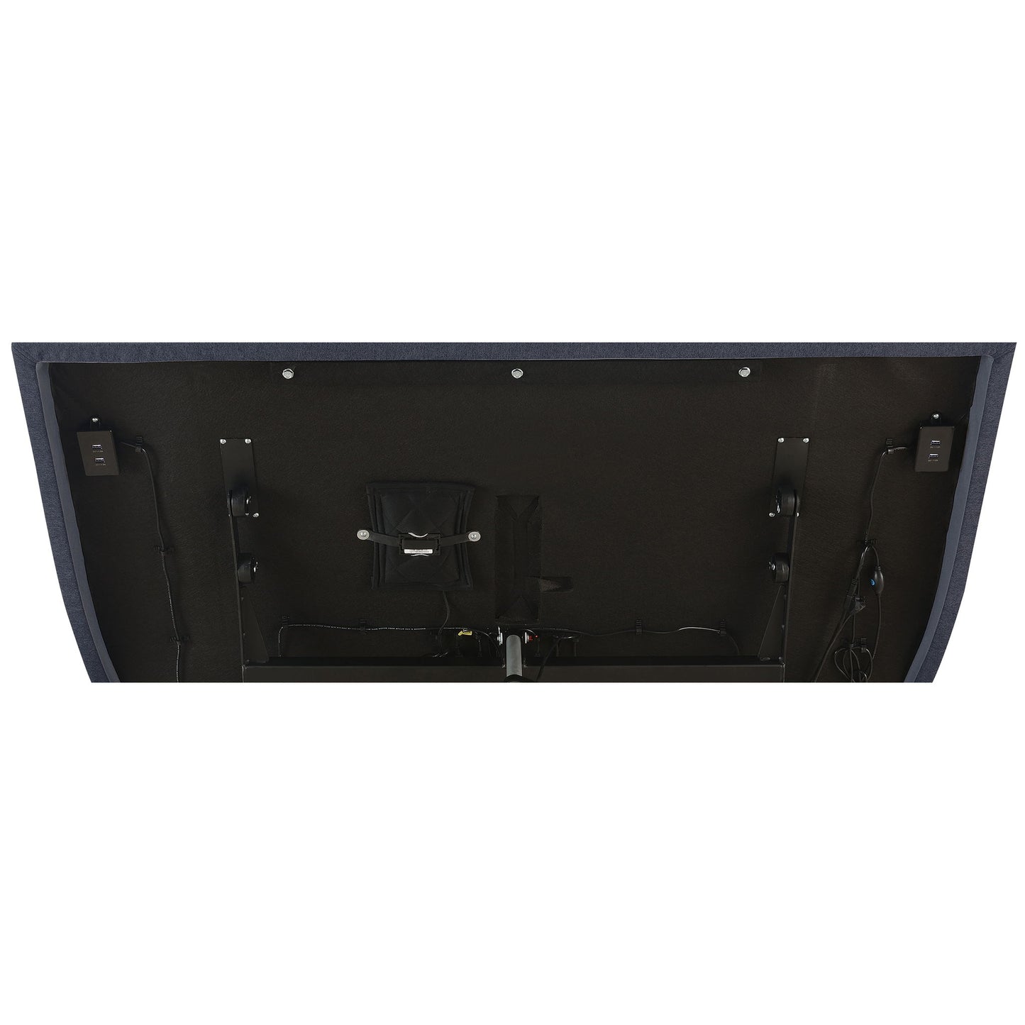 Kelven - Adjustable Bed Base With Wireless Remote And Dual Massage Motors