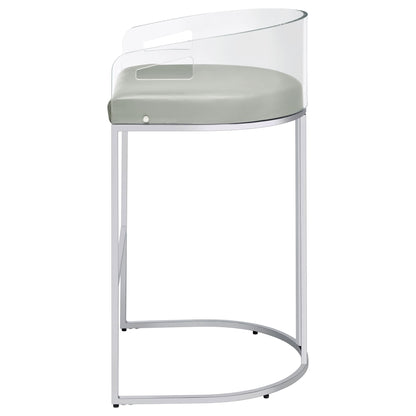 Mello - Upholstered Bar Chair (Set of 2) - Gray