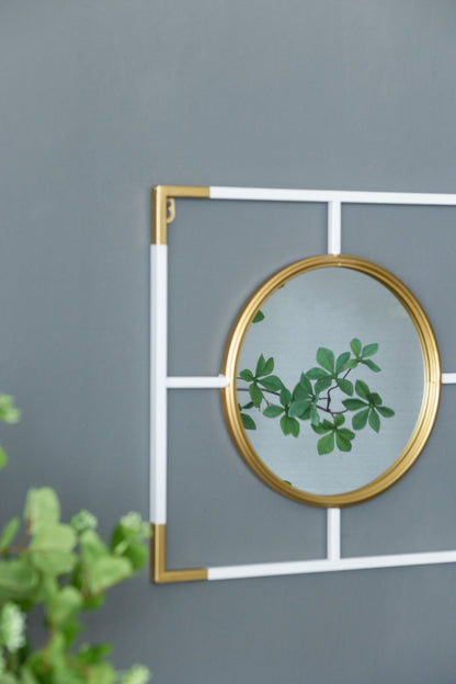 3 Mirror Piece Wall Mirror InRectangular Frame, Home Wall Decor For Bedroom Living Room