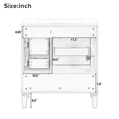 Traditional Bathroom Vanity Set With Soft Close Doors
