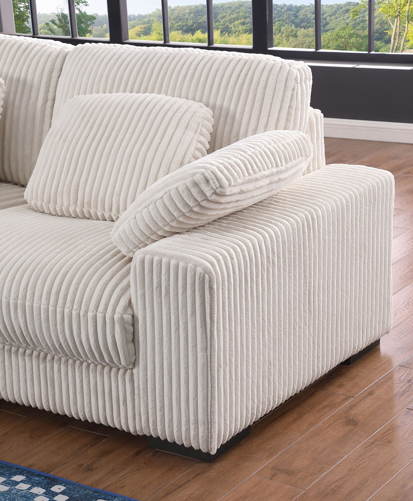 Nadine - Modular Corner Sectional Sofa With Left Facing Chaise