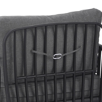Outdoor Patio Club Chair, Waterproof Thick Cushion Deep Seating
