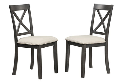 5 Pieces Dining Table And Chairs Set For 4 Persons, Kitchen Room Solid Wood Table With 4 Chairs