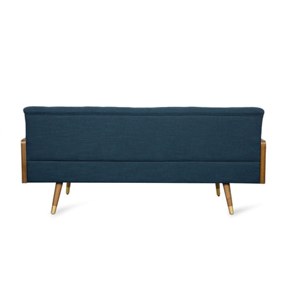 Aidan - Mid Century Modern Tufted Fabric Sofa