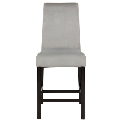 Upholstered Counter Stools (Set of 2) - Gray