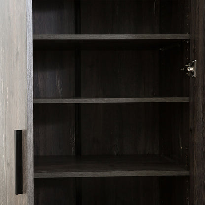 Mia - Farmhouse Shoe Cabinet With 6 Shelves
