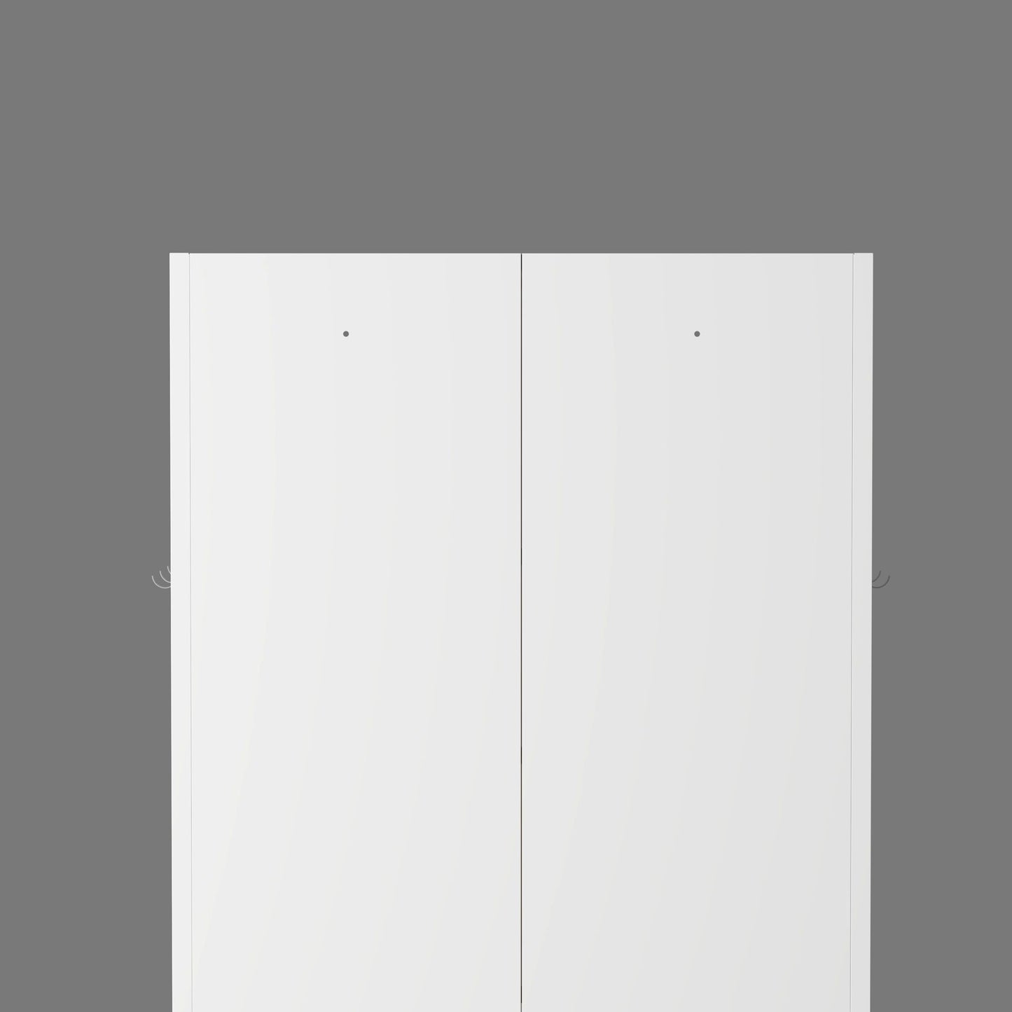 Pantry Cabinet With Adjustable Shelves Freestanding Kitchen Storage Organizer - White