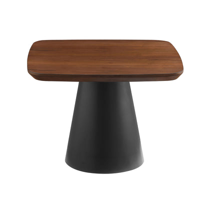 Duncan - 2 Piece Coffee Table Set With Sculpted Bases - Walnut