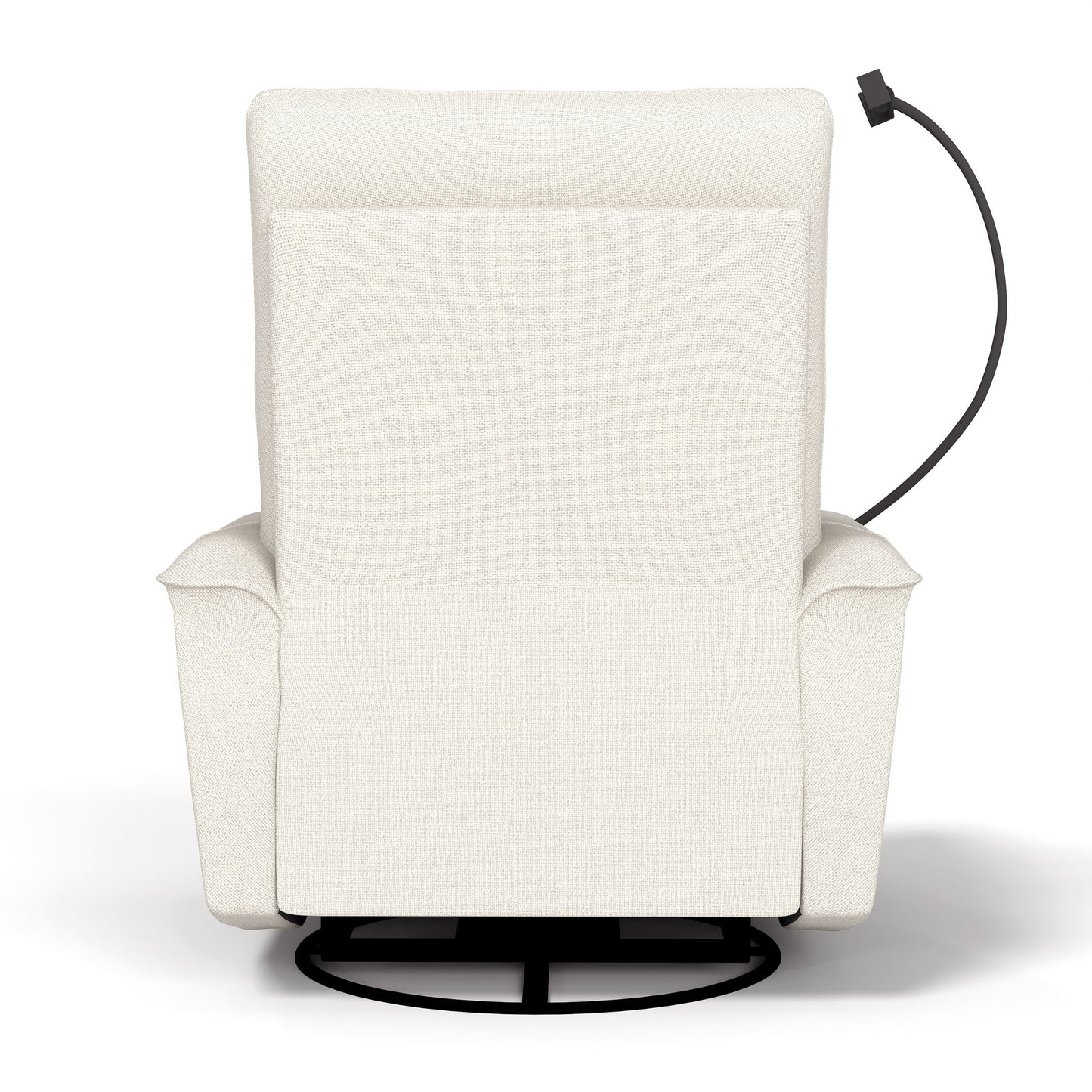 270° Power Swivel Rocker Recliner Chair With Phone Holder, Electric Glider Reclining Sofa With USB Ports For Living Room Bedroom - Beige