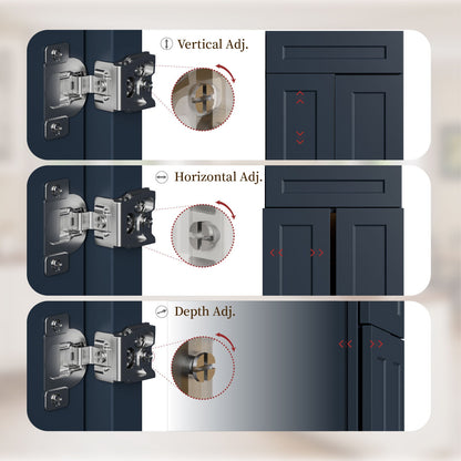 Shaker Base Cabinet With Soft-Close Hinges, Adjustable Shelf