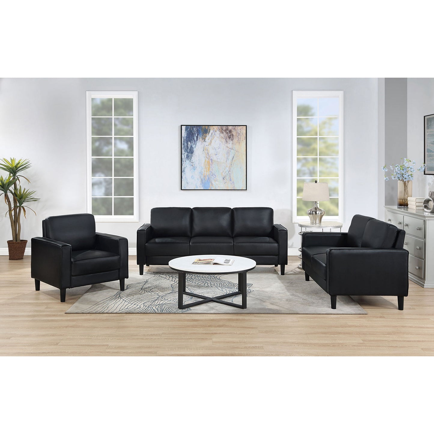 Farallone - Track Arm Loveseat