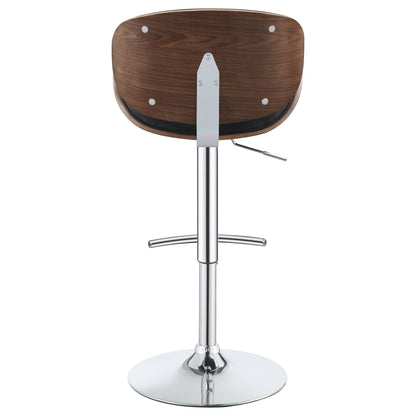 Adjustable Height Bar Stool - Black