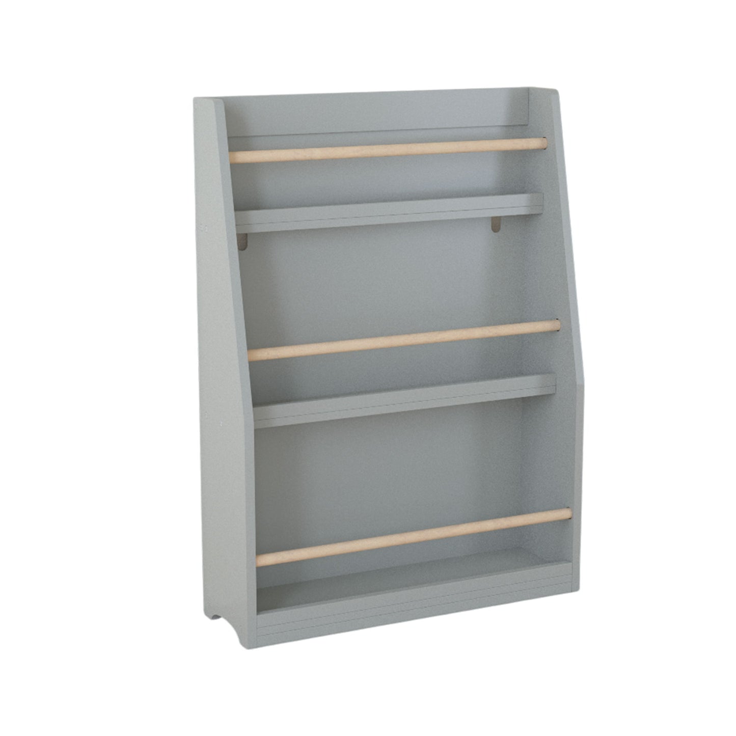 3 Tier Book Shelf, Compact Storage For Bedrooms