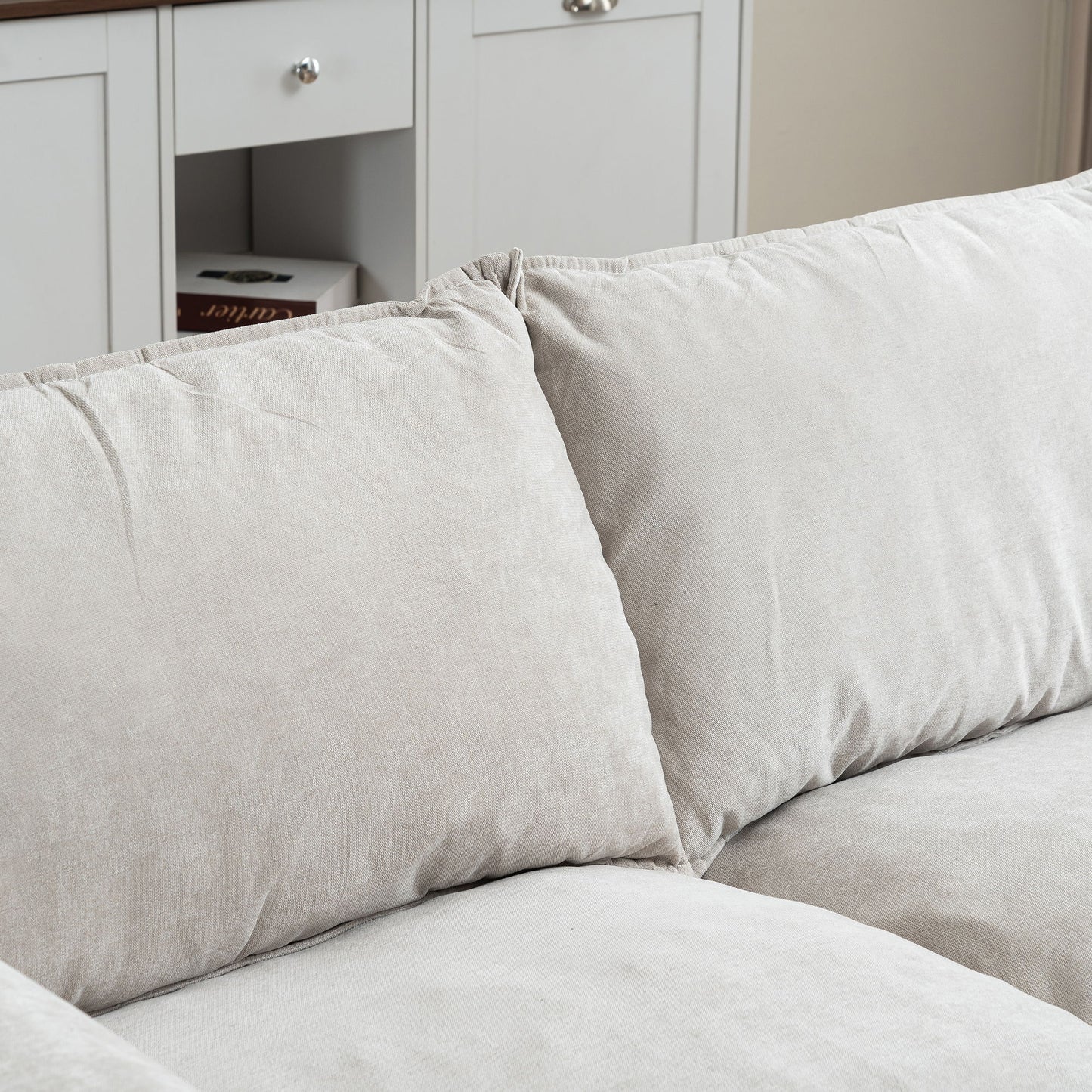 Convertible Combination Sofa With Footstools With Storage