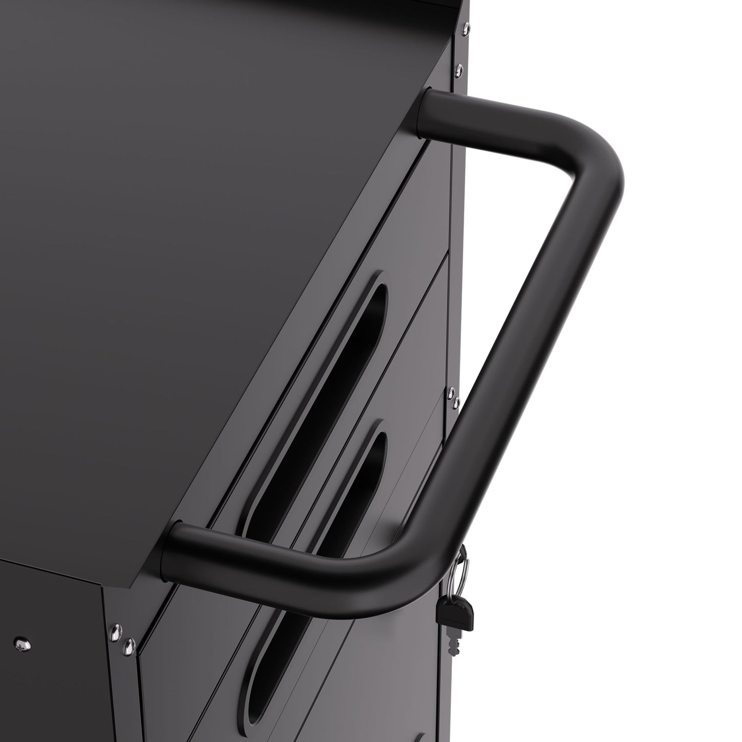 Rolling Tool Cabinet Heavy Duty Garage Storage With Lockable Doors & Drawers