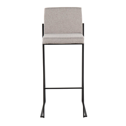 Fuji - Contemporary High Back Barstool Elegant Design