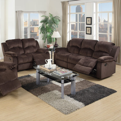 Modern Style Living Room Set With Reclining