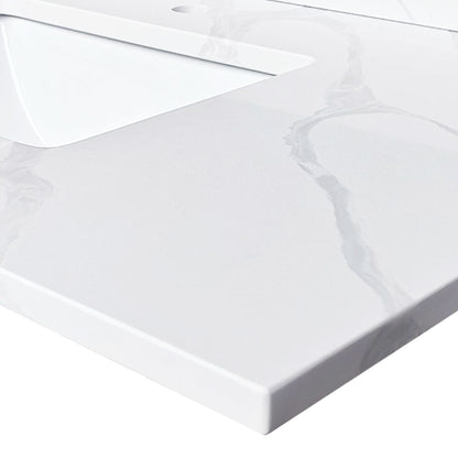 Bathroom Vanity Top With Undermount Single Bowl Sink