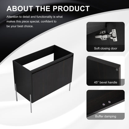 Freestanding Bathroom Vanity & Soft Close Cabinet Doors