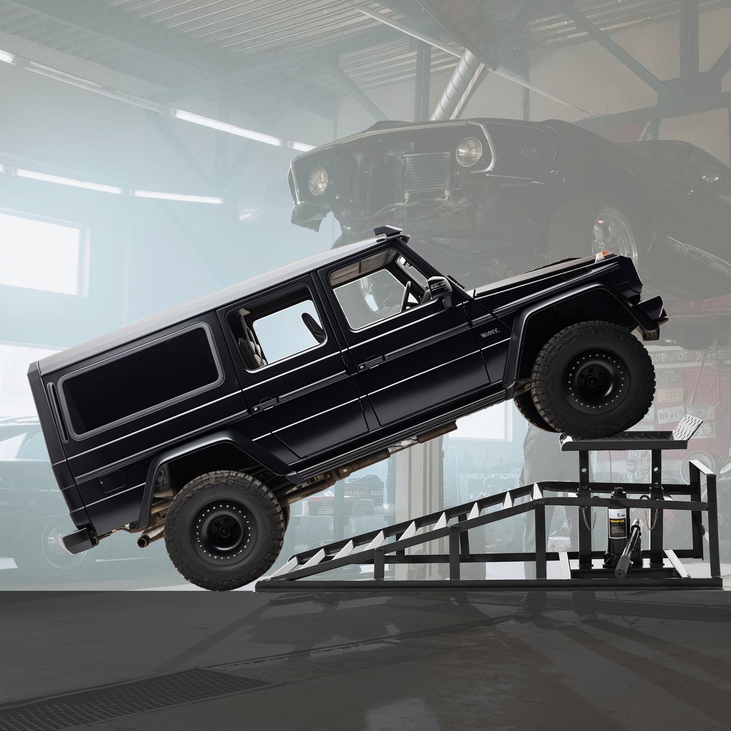Suxidi - 5 Ton Auto Car Truck Service Ramps Lifts, Hydraulic Automotive Lift