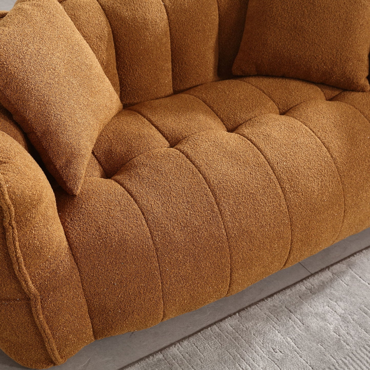 Cozy Beanbag Chair With High Resilience Foam Core For 2
