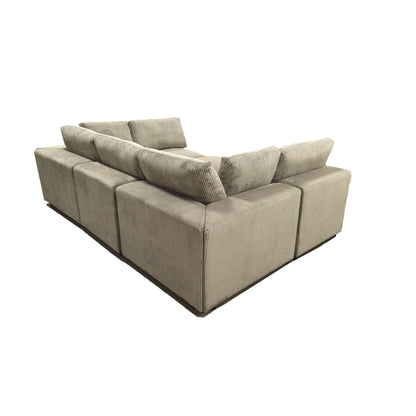 Reversible Modular Sectional Sofa With Custom Configuration