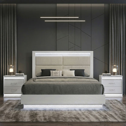 Glam - Bed With LED Headboard