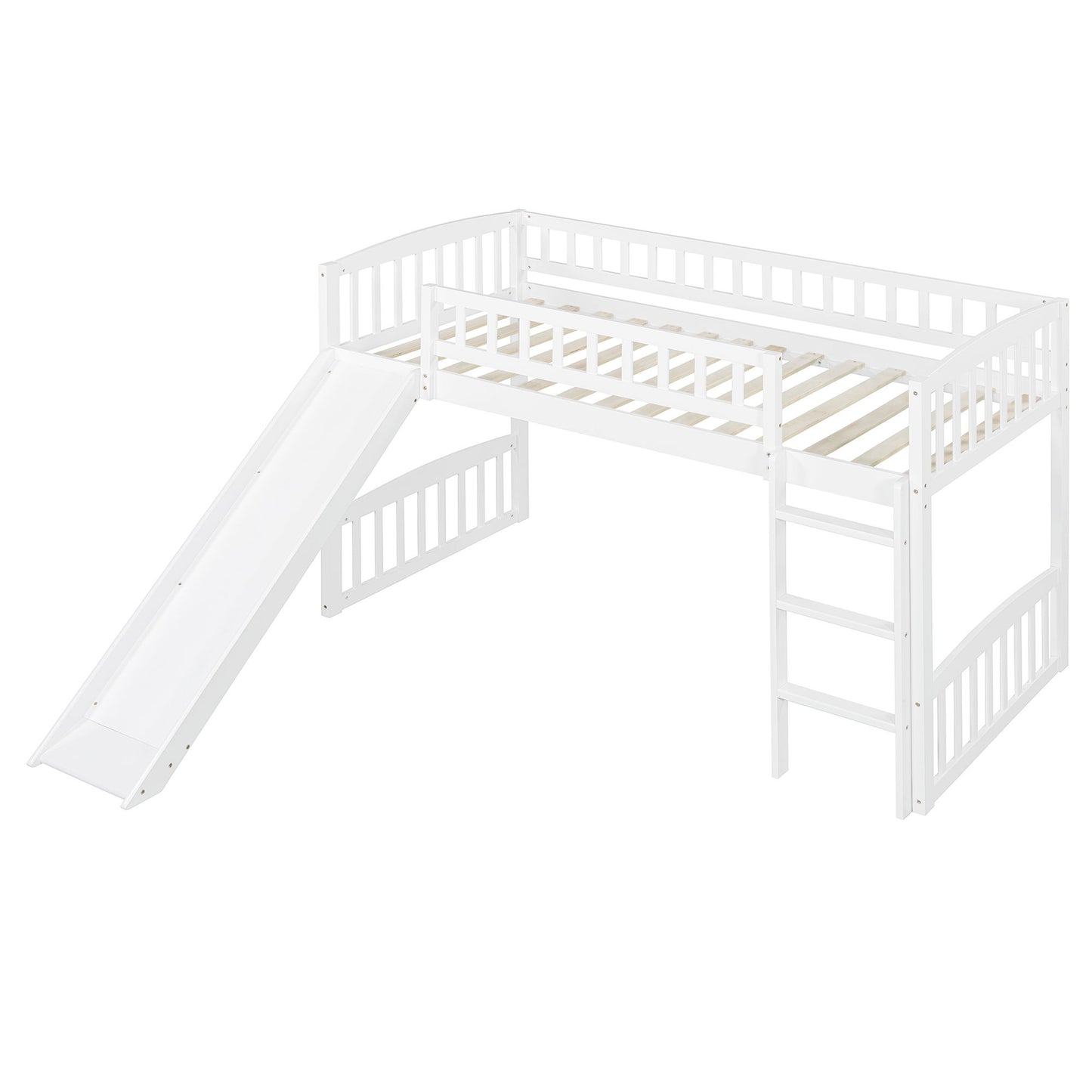 Loft Bed With Slide And Ladder