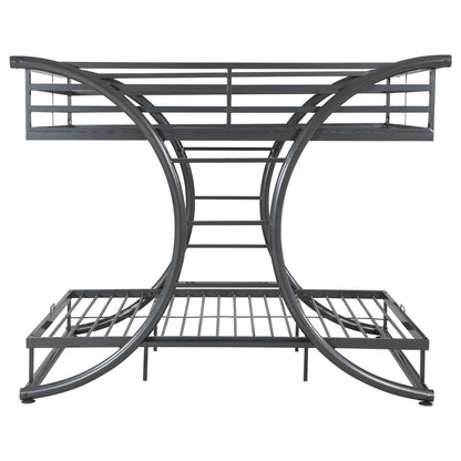Weston - Bunk Bed Full Over Full - Gunmetal