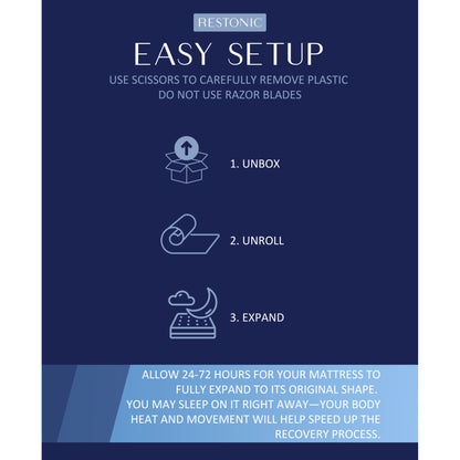 Comfort Care - 15" Euro Top Hybrid Mattress, Plush Comfort