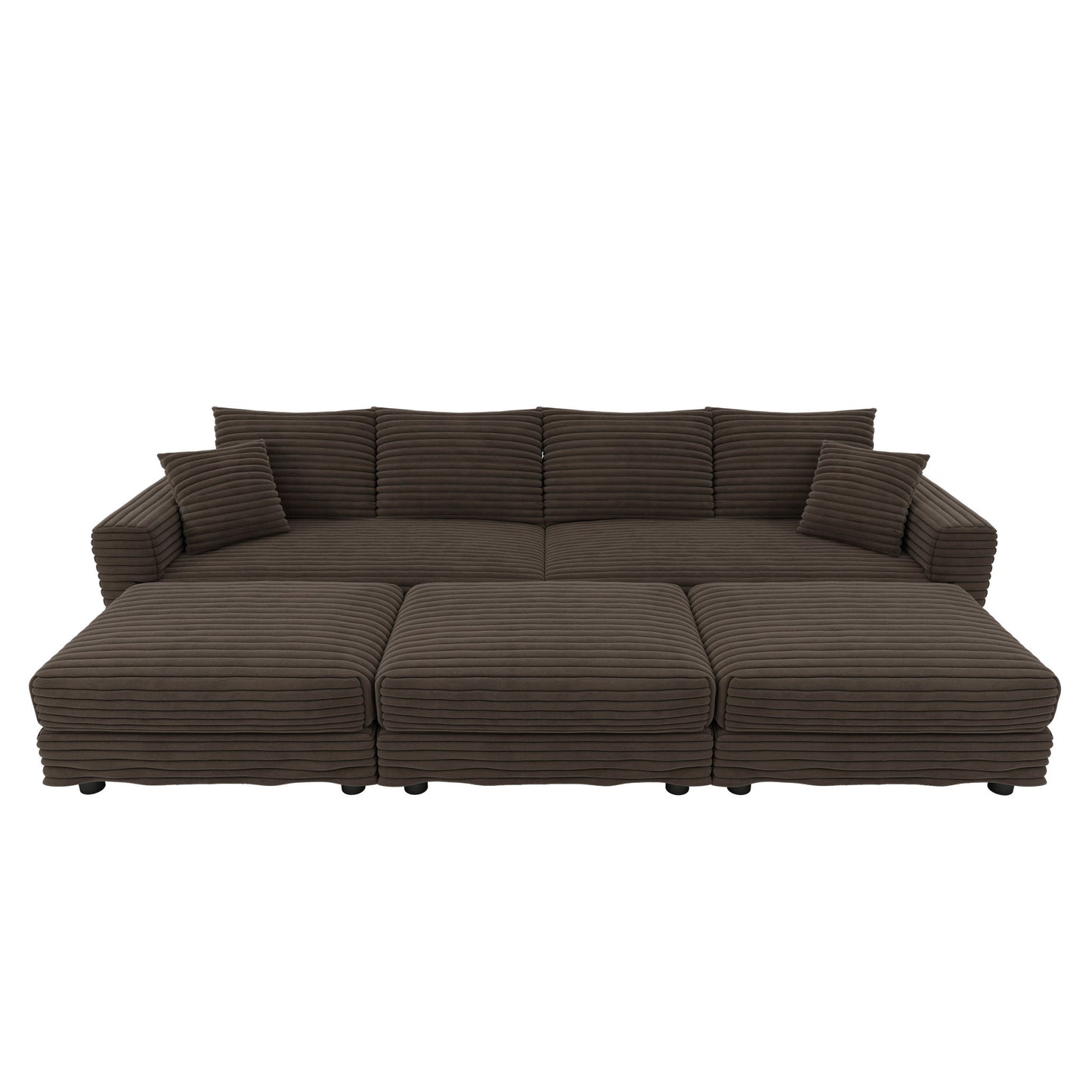 Modern Comfy Upholstered Sofa Cloud Couch & Deep Seat Couches
