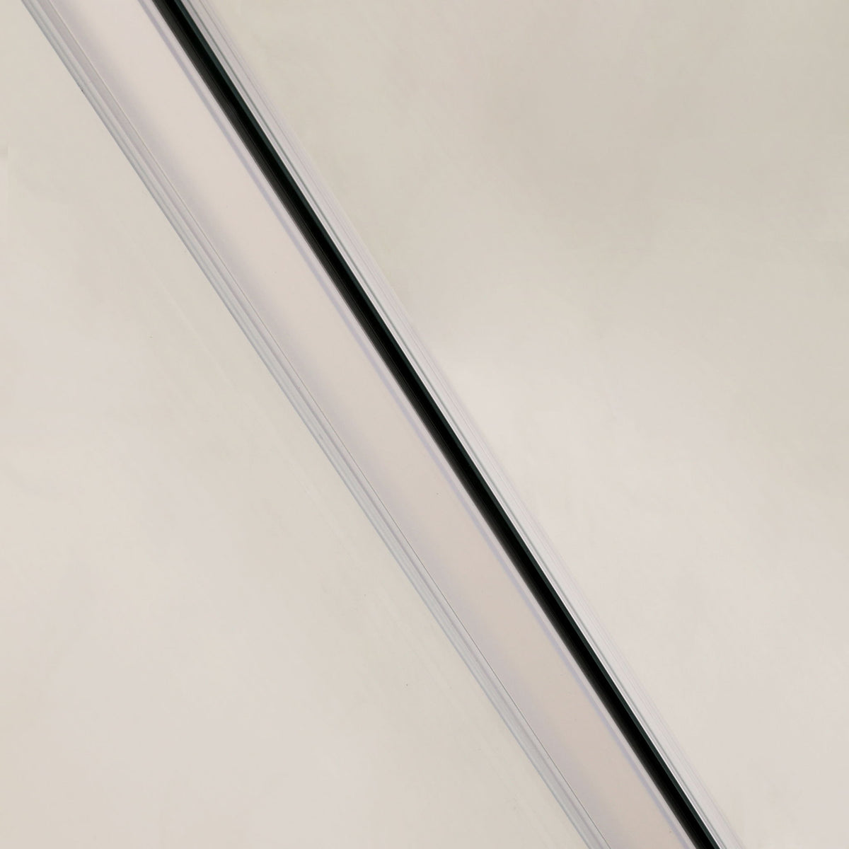 Single Sliding Bypass Shower Door Enclosure With Tempered Glass