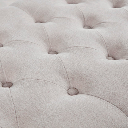 Elegant Design Tufted Top, Soft Close Storage Bench
