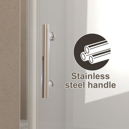 Shower Door With Glass And Explosion Proof Safety Film