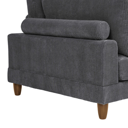 Modern Modular Sectional With Adjustable Back Support