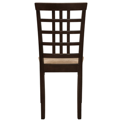 Vanetta - 3 Piece Dining Set With Drop Leaf Table And Chairs - Cappuccino
