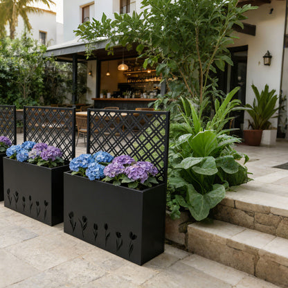Tall Planter Raised Garden Bed With Trellis