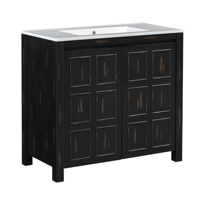 Bathroom Vanity Organizer With Sink, Combo Cabinet Set, Bathroom Storage Cabinet