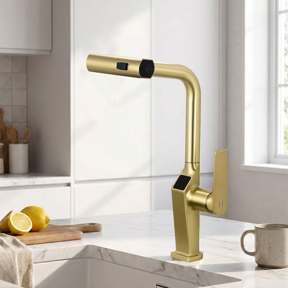 Touchless Kitchen Faucet With LED Display