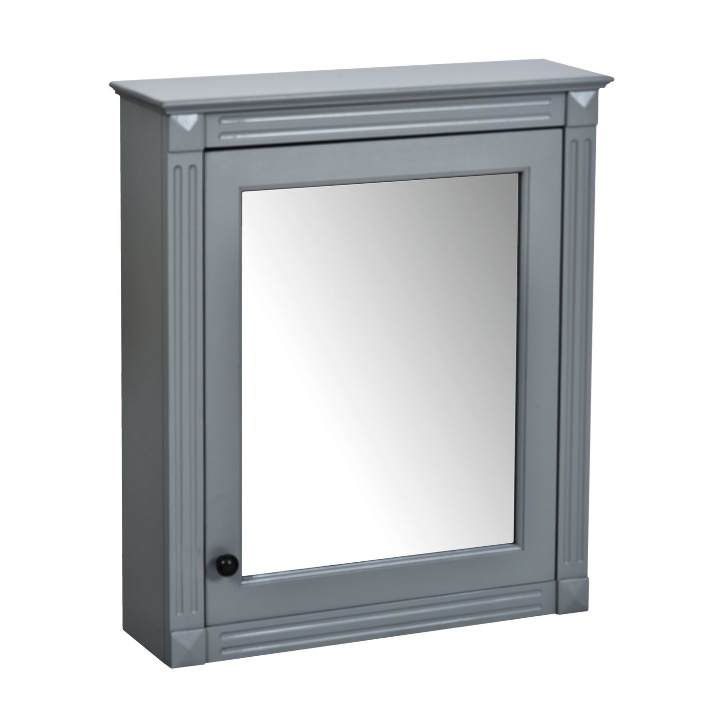 Wall Mounted Bathroom Storage Cabinet With Mirror, Medicine Cabinet With Height Adjustable Shelf