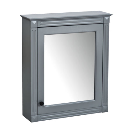 Wall Mounted Bathroom Storage Cabinet With Mirror, Medicine Cabinet With Height Adjustable Shelf