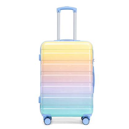 Luggage Set 20" /24" /28" With Combination Lock And Silent Wheels