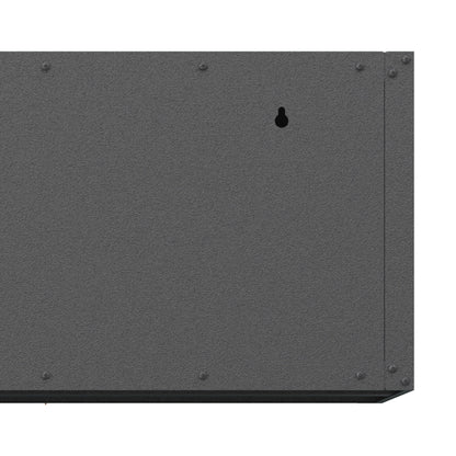 Heavy Duty Metal Wall Mounted Tool Storage Cabinet Steel Metal Garage Storage Cabinet - Black / Gray